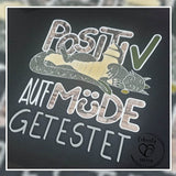 Positiv Müde | SVG, DXF, PNG Plotterdatei, Laserdatei - Sewando