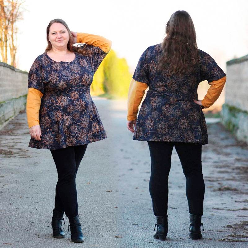 Niela's Flatterding - Schnittmuster Kleid, Tunika Größen 32-54 : - Sewando