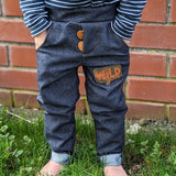 HOSE "AARIC" - MINI | Nähanleitung und Schnittmuster | 3 Weiten Gr. 50-104