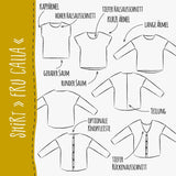 SHIRT "FRU CALLA" | Nähanleitung und Schnittmuster Gr. 32-58
