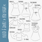 KLEID & SHIRT "FRU KAJA" | Nähanleitung und Schnittmuster Gr. 32-58