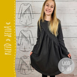 KLEID "JELLA" | Nähanleitung und Schnittmuster | 3 Weiten Gr. 86-164