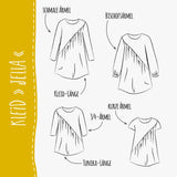 KLEID "JELLA" | Nähanleitung und Schnittmuster | 3 Weiten Gr. 86-164