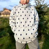 HOODIE "ALMA" | Nähanleitung und Schnittmuster | 2 Weiten Gr. 86-164