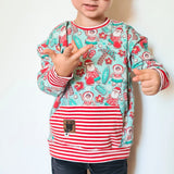 HOODIE "ALMA" | Nähanleitung und Schnittmuster | 2 Weiten Gr. 86-164
