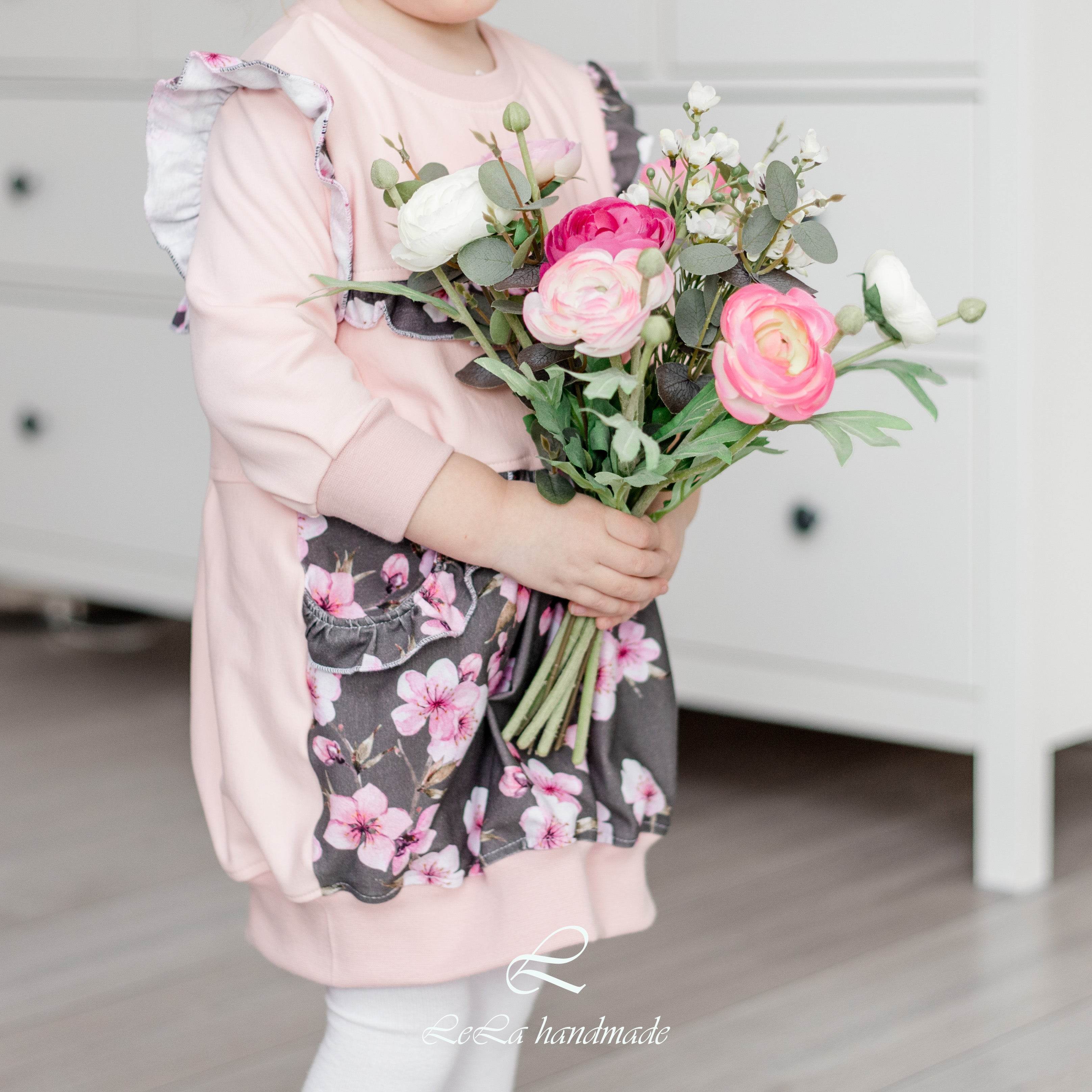 Schnittmuster KleiderElla Sweatkleid Gr. 80-140 - Sewando