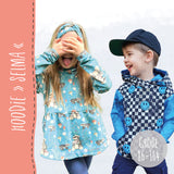 HOODIE "SELMA" | Nähanleitung und Schnittmuster | 2 Weiten Gr. 86-164