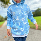 HOODIE "SELMA" | Nähanleitung und Schnittmuster | 2 Weiten Gr. 86-164