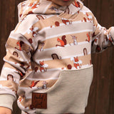 HOODIE "SELMA" | Nähanleitung und Schnittmuster | 2 Weiten Gr. 86-164