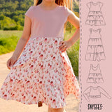 KLEID & TUNIKA "SINJE" | Nähanleitung und Schnittmuster | 3 Weiten Gr. 86-164