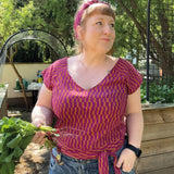 Vintage Wickelkleid und Bluse | Schnittmuster + Anleitung | Gr. 32-58 | Anfänger : - Sewando