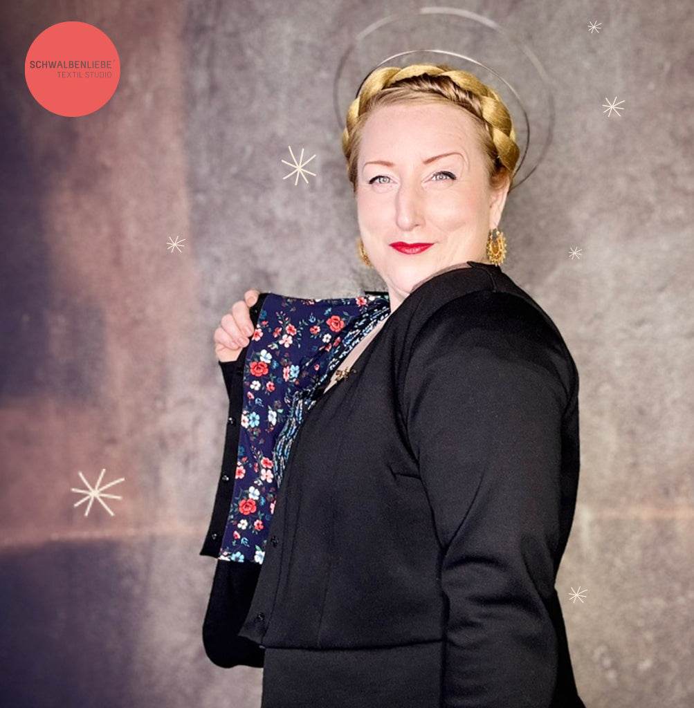 Blazer mit Schlösschen | PDF Schnittmuster + Anleitung PDF | Gr. 32-52 | Anfänger | deutsch : - Sewando