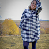 Flanellhemd & Kleid | Schnittmuster für Frauen + Anleitung PDF | Gr. 32-58 | für Anfänger : - Sewando