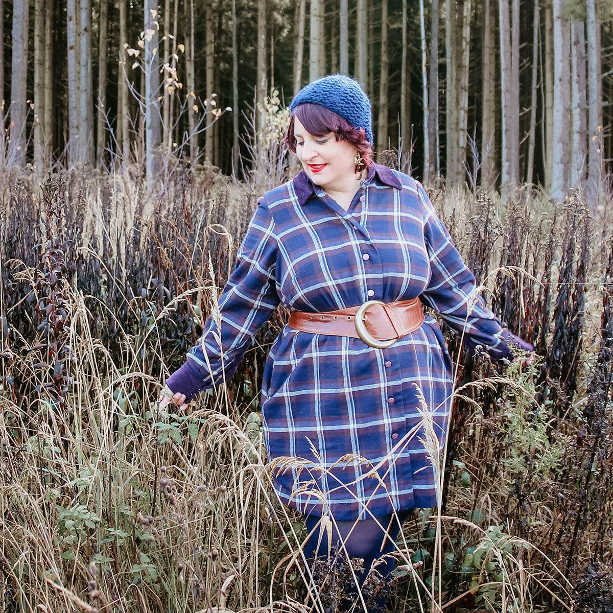 Flanellhemd & Kleid | Schnittmuster für Frauen + Anleitung PDF | Gr. 32-58 | für Anfänger : - Sewando