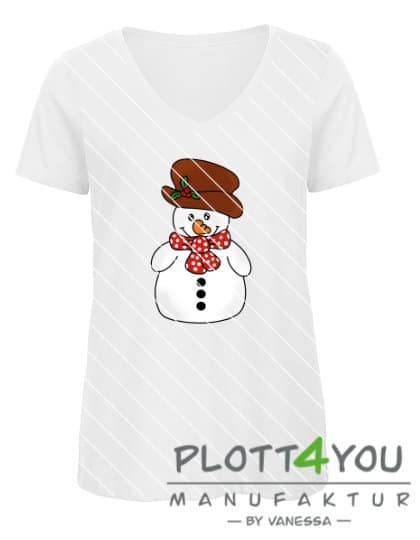 Schneemann | SVG, DXF, PNG Plotterdatei, Laserdatei - Sewando