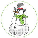 Stickdatei - Untersetzer Single Line Advent (24 Dateien) - Sewando