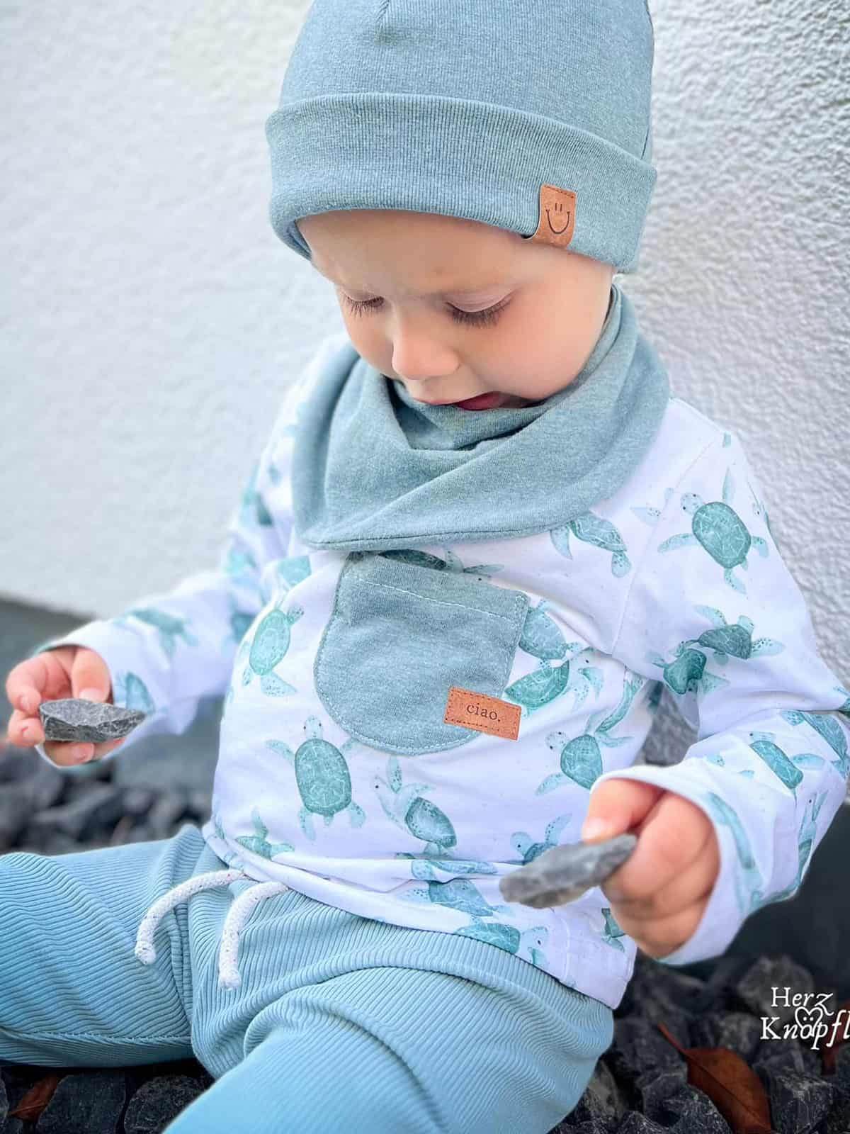 Schnittmuster Happy Baby Shirt Gr. 50-92 : - Sewando