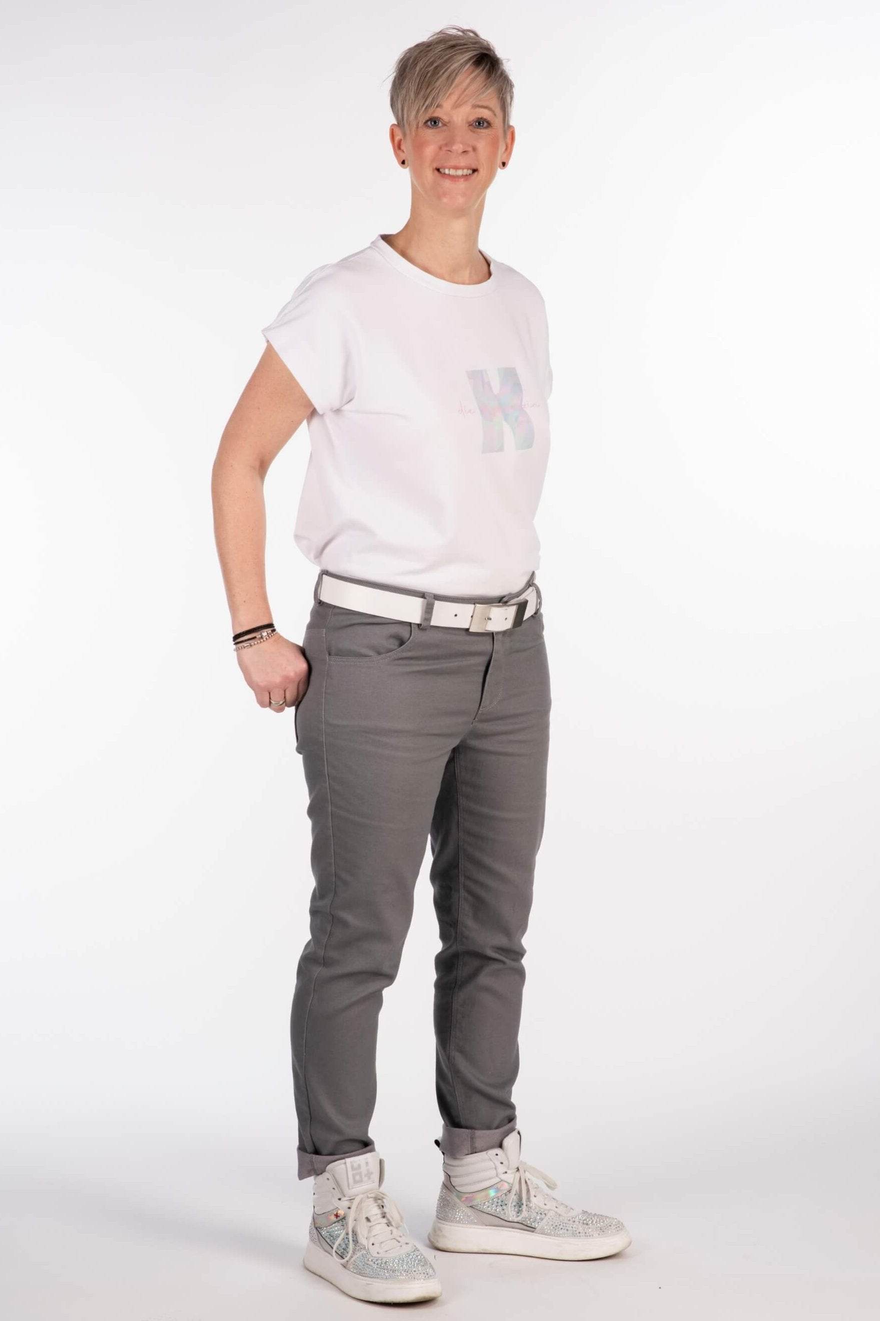 Jeanshose mit Passe in S-XL - Sewando