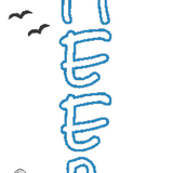 Stickdatei - Spruch "MEERweh"