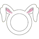 Stickdatei Serviettenring BUNNY - Sewando