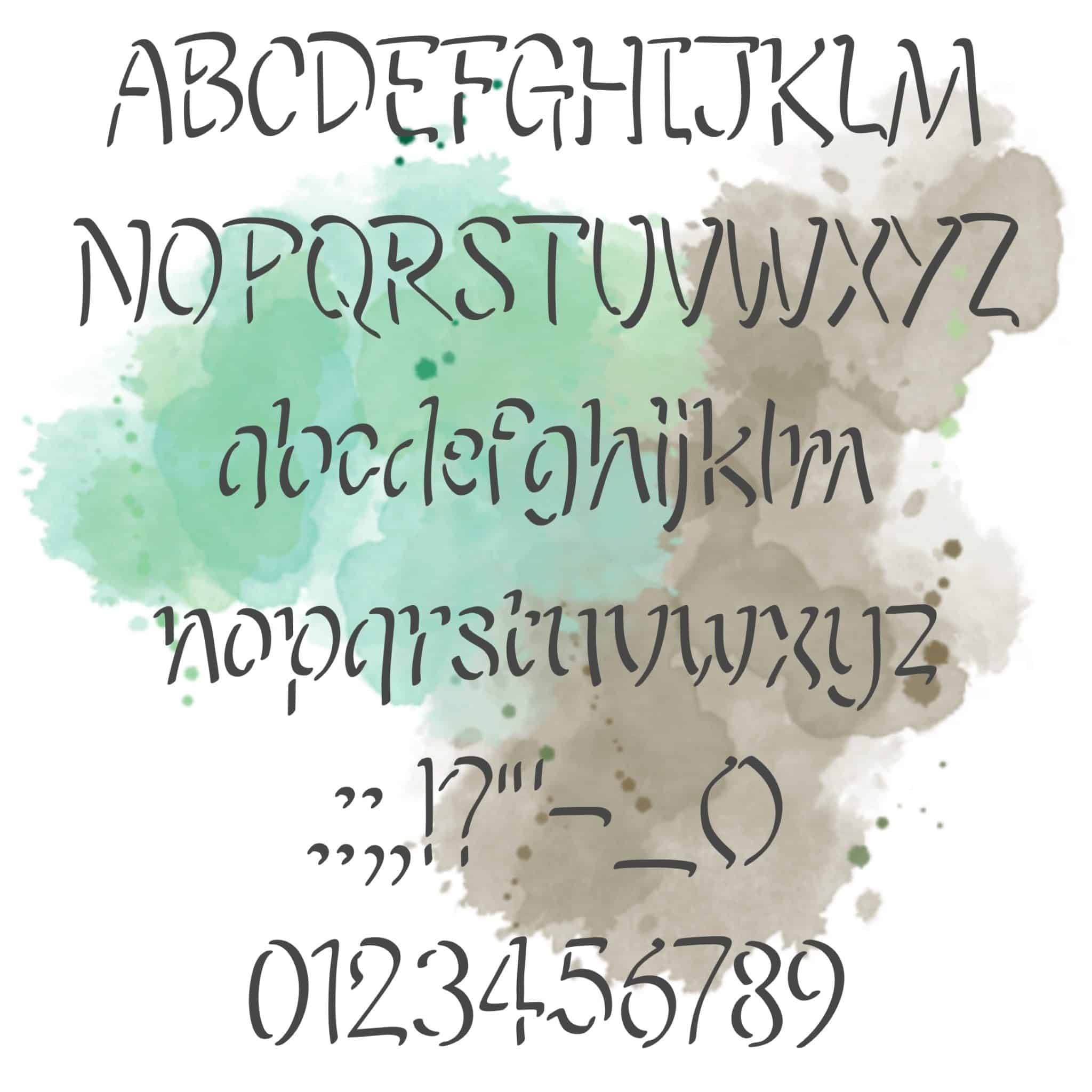 Shadow Stencil | OTF Schriftart - Sewando