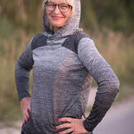 Schnittmuster Shirt Sporty Gr. 34-50 Kapuze und Rundausschnitt - Sewando