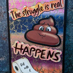 Shit Happens | SVG, DXF, PNG Plotterdatei, Laserdatei - Sewando