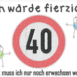 Stickdatei - Verkehrsschilder-Sprüche zum Geburtstag - Sewando