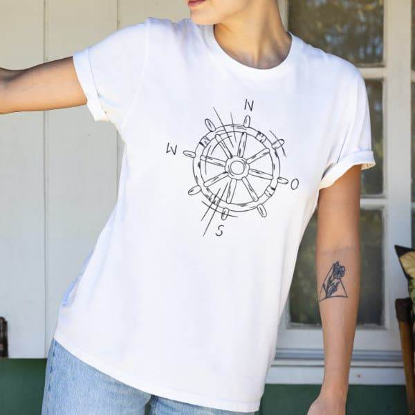 Steuerrad | SVG, DXF, PNG Plotterdatei, Laserdatei - Sewando