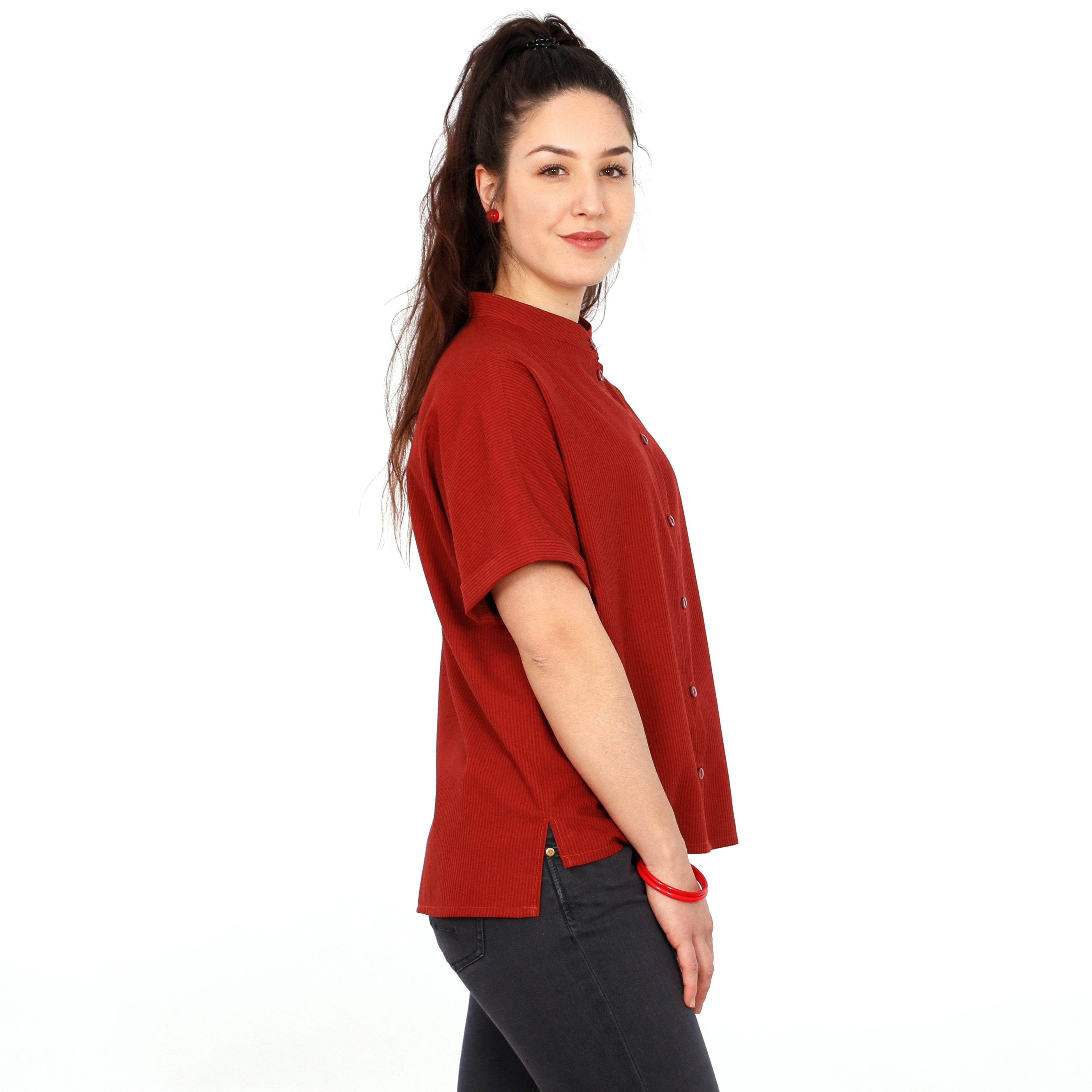 Kurzarmbluse FRAU MILLA | Schnittmuster XS-XL : - Sewando