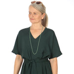 Kleid mit V-Ausschnitt FRAU IVA | Schnittmuster Gr. XS-XXL : - Sewando