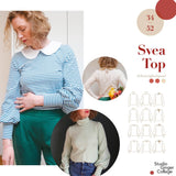 Svea Top 34 -52 Schnittmuster-Baukasten mit Anleitung - Sewando