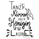 Plotterdatei "Tanzt Ihr Narren" Version 2 Plotterdatei, Laserdatei