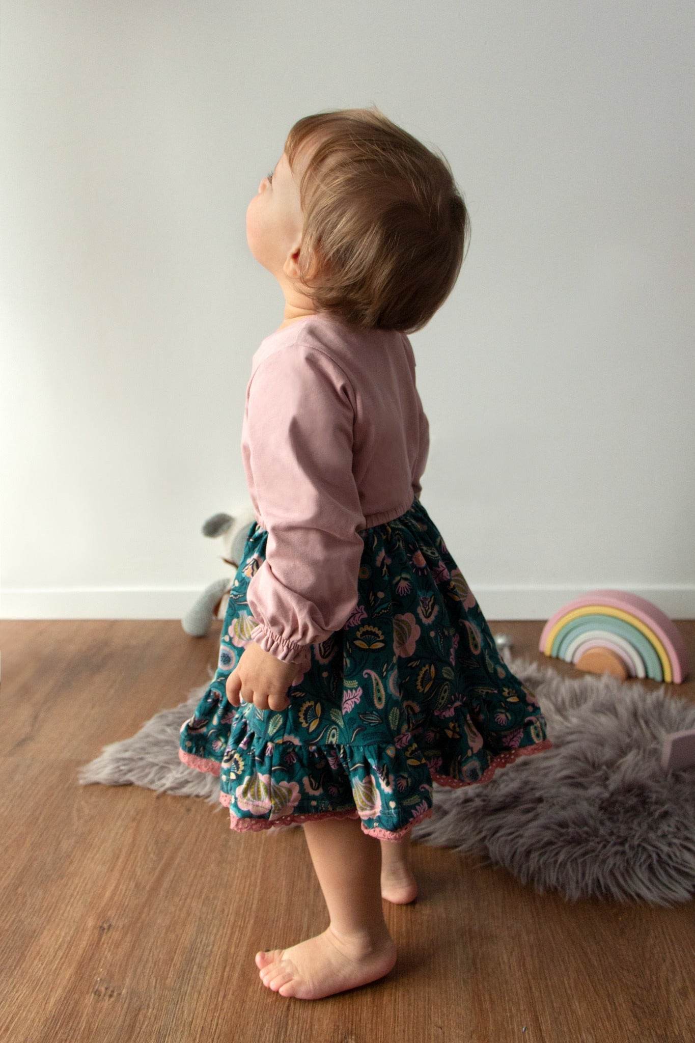 Schnittmuster Wildblume – Oberteil, Tunika oder Kleid | PDF-Download | Größen 86-134 - Sewando