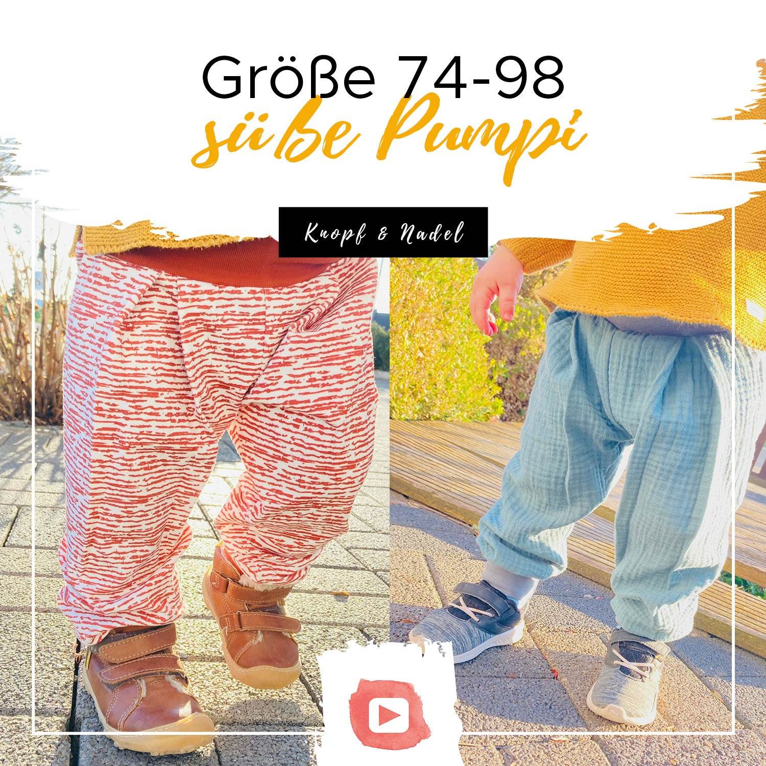 Schnittmuster Süße Pumpi Pumphose - Sewando