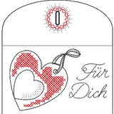 Stickdatei  "Liebespost" (8 ITH-Dateien)