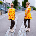 Niela's luftige Schulter - Schnittmuster Shirt, Tunika, Kleid in den Größen 32-54 - Sewando