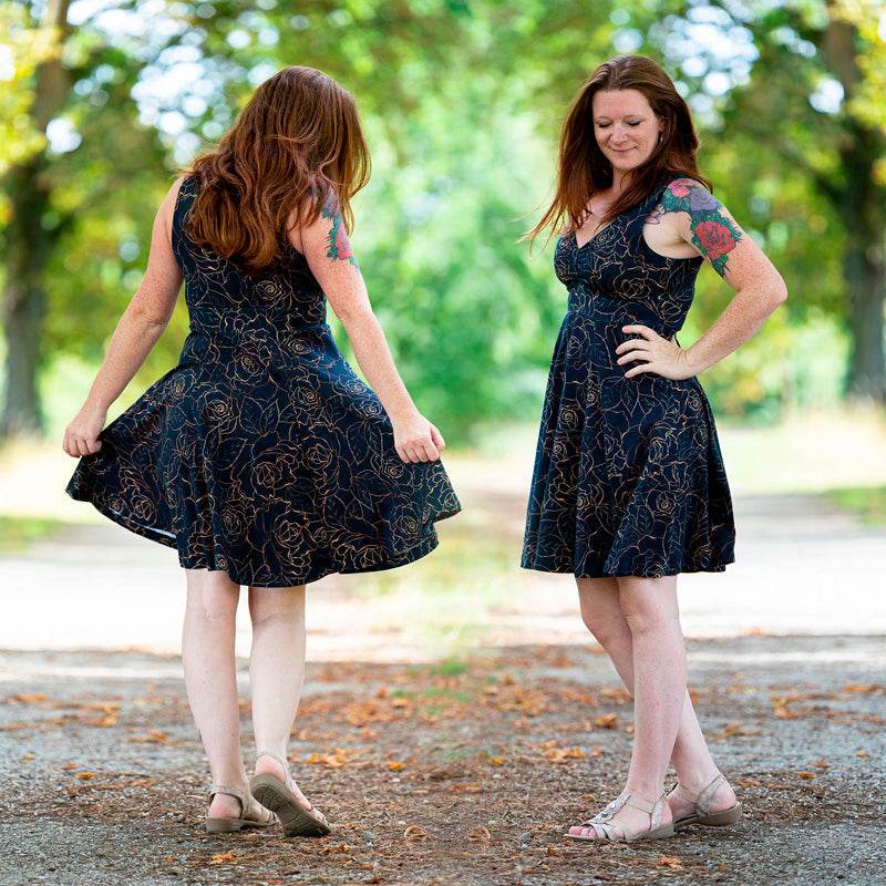 Niela's Topping - Schnittmuster Top, Tunika, Kleid in den Größen 32-54 - Sewando