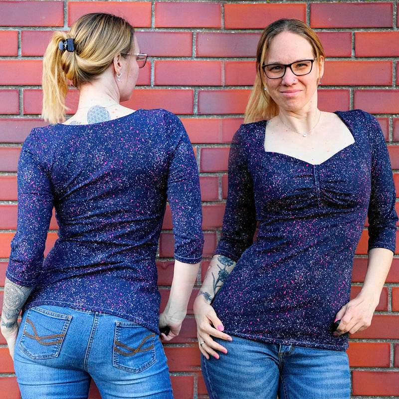 Niela's Butterfly - Schnittmuster Shirt, Tunika, Kleid in den Größen 32-54 - Sewando