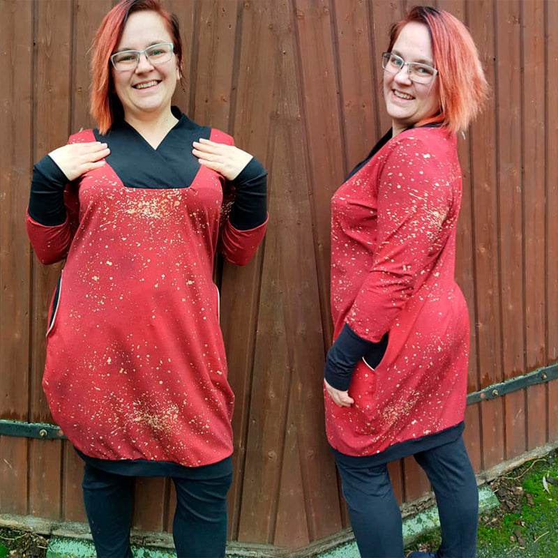 Niela's Kragenzauber Ballonkleid - Schnittmuster Gr 32-54 - Sewando