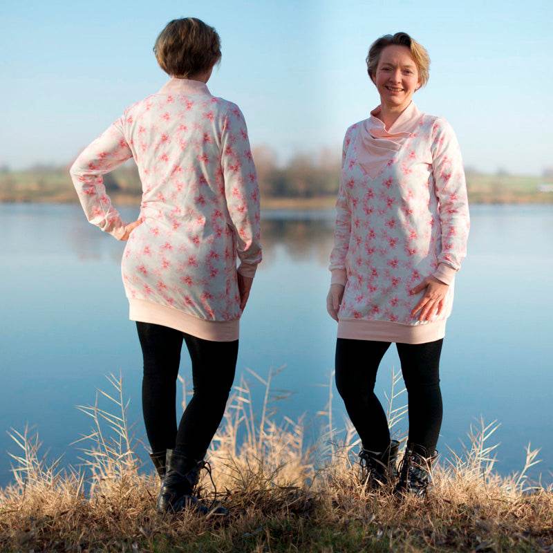 Niela's Kragenzauber - Schnittmuster Pullover Größe 32-54 - Sewando