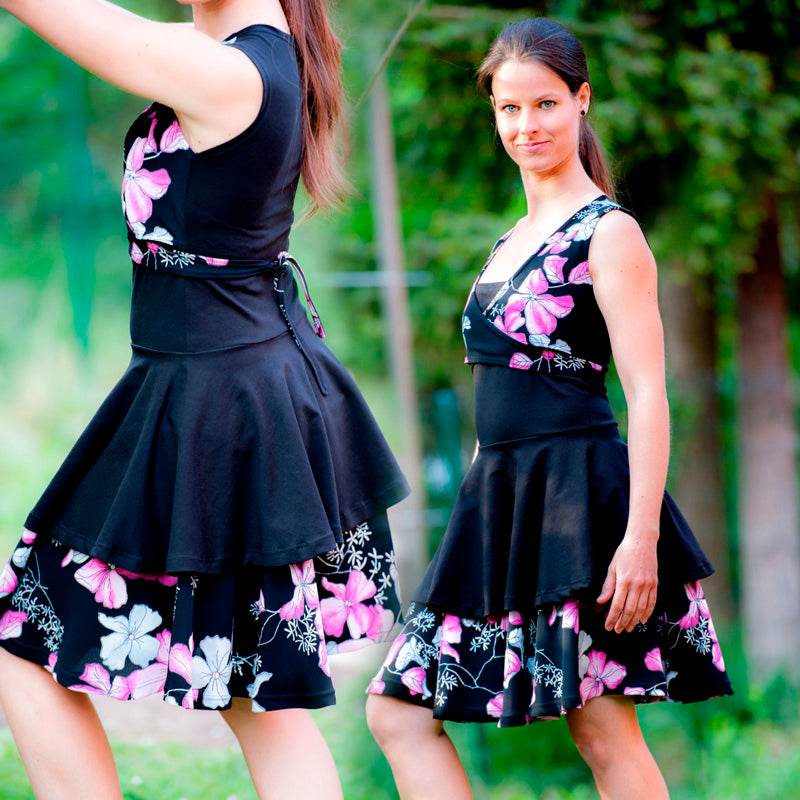 Niela's Wickelding - Schnittmuster Shirt, Tunika, Kleid in den Größen 32-54 - Sewando