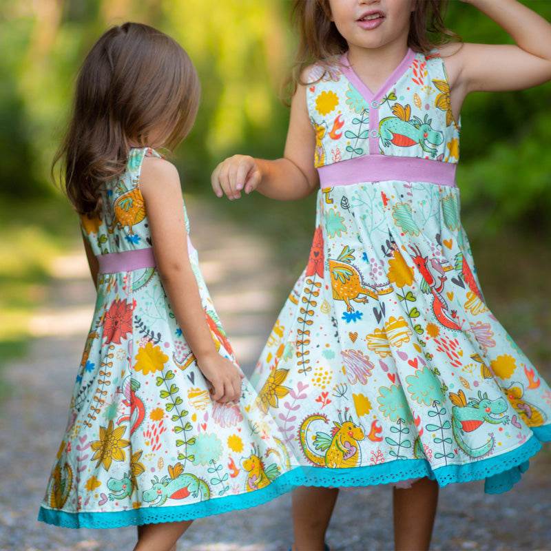Phia's Sommertraum - Schnittmuster Tunika, Kleid in den Größen 68-164 - Sewando