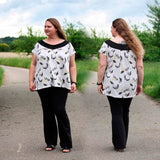 Niela's Entfaltung - Schnittmuster Shirt, Kleid in den Größen 32-54 - Sewando