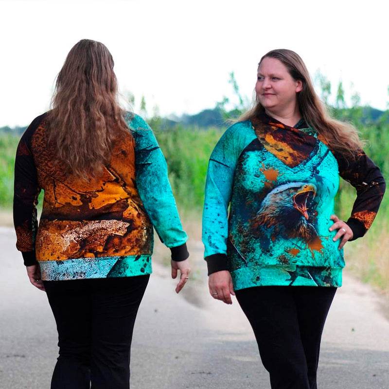 Niela's Kraglan - Schnittmuster Raglanpullover in den Größen 32-54 - Sewando
