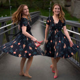 Niela's Wickelding - Schnittmuster Shirt, Tunika, Kleid in den Größen 32-54 - Sewando