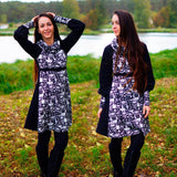Niela's Raglan Tunikleid - Schnittmuster Raglan Tunika, Kleid in den Größen 32-54 - Sewando