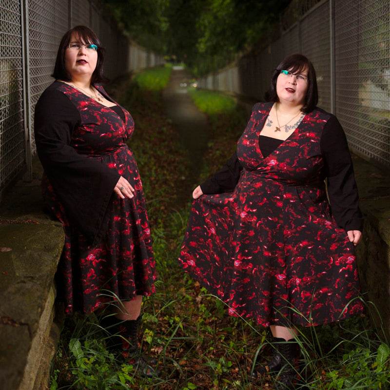 Niela's Wickelding - Schnittmuster Shirt, Tunika, Kleid in den Größen 32-54 - Sewando