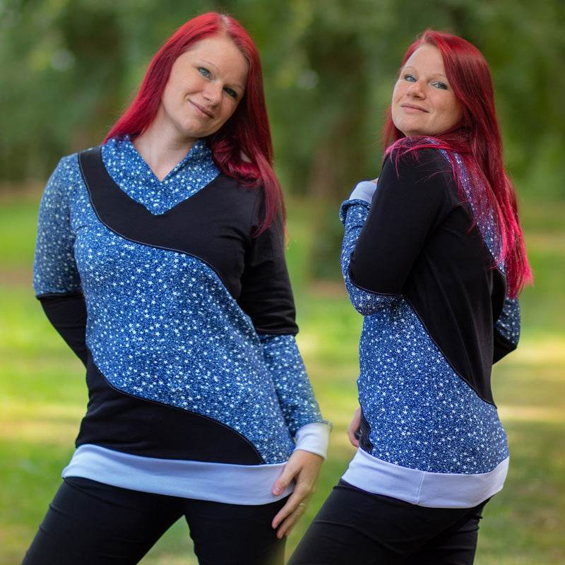 Niela's Cool Curved Hoodie - Schnittmuster in den Größen 32-54 - Sewando