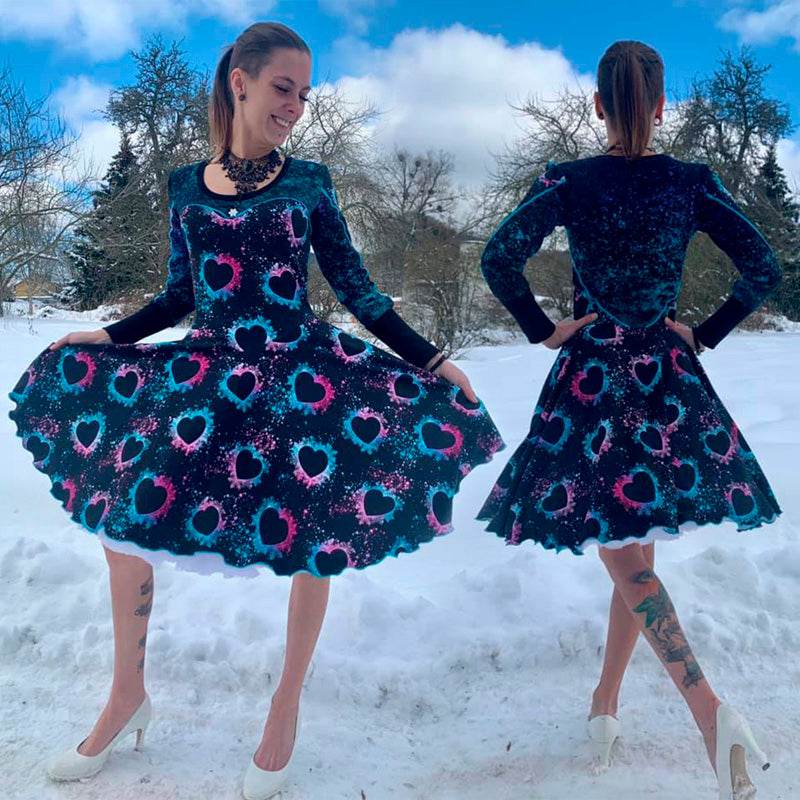 Niela's Herzchen - Schnittmuster Kleid in den Größen 32-54 : - Sewando